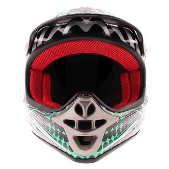 BKS 303 Piston Kids MX Helmet Green Kids - 2XS (52 cm)