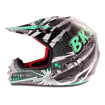 BKS 303 Piston Kids MX Helmet Green Kids - 2XS (52 cm)