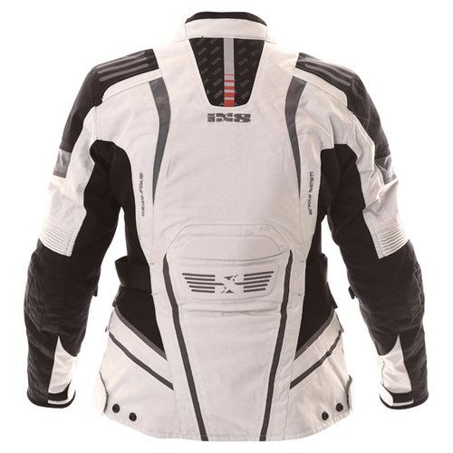 IXS Nemesis Ladies Jacket Grey Black Silver Ladies - L