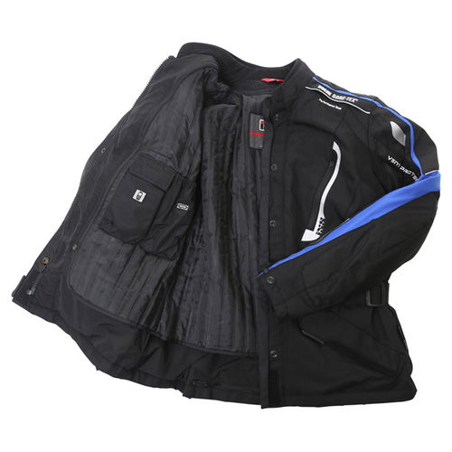 IXS Saratov Ladies Jacket Black Blue Ladies - 3XL