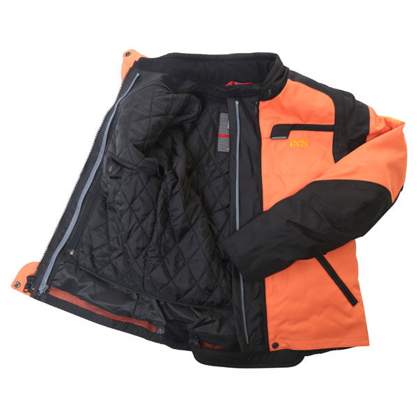 IXS Cheyenne Ladies Jacket Orange Black Ladies - XS