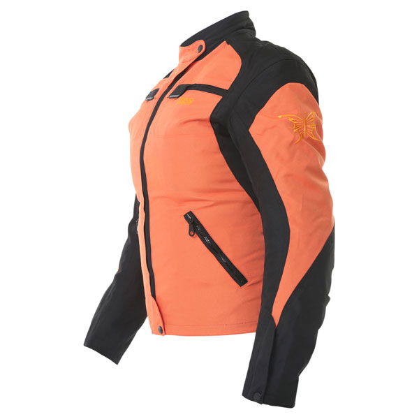 IXS Cheyenne Ladies Jacket Orange Black Ladies - XS