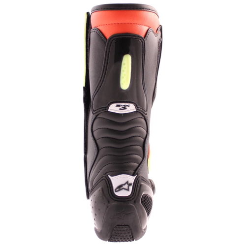 Alpinestars S-MX 5 WP Boots Black Red Yellow Mens - 9 - EU 43