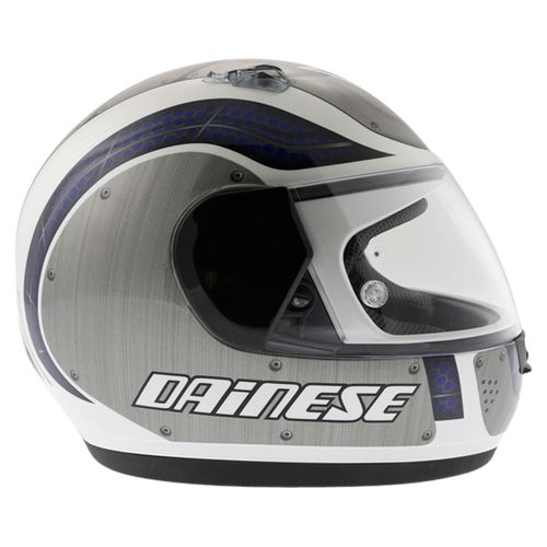 Dainese D181 Met Plate Helmet White Blue L (60-61 cm)