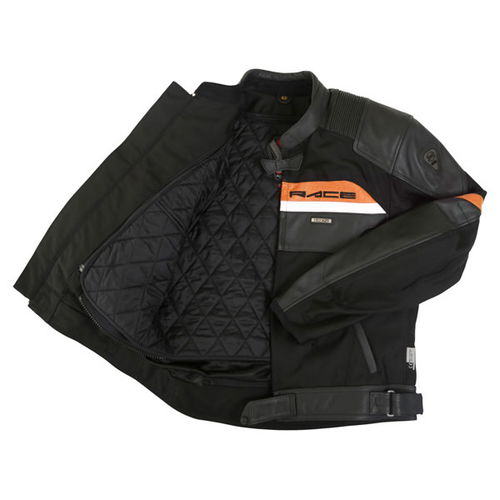 IXS Malibu Jacket Black Orange White Mens - 42