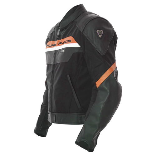 IXS Malibu Jacket Black Orange White Mens - 42