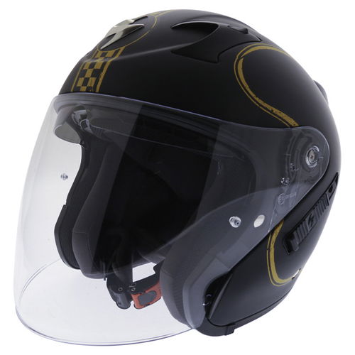 Scorpion Exo 220 Bixby Helmet Black Gold S (55-56 cm)