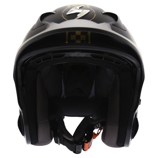 Scorpion Exo 220 Bixby Helmet Black Gold S (55-56 cm)