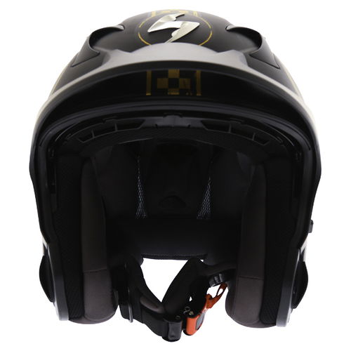 Scorpion Exo 220 Bixby Helmet Black Gold S (55-56 cm)