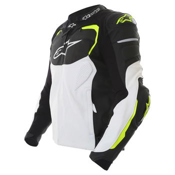 Alpinestars GP Pro Jacket Black White Flo Yellow Mens - 50