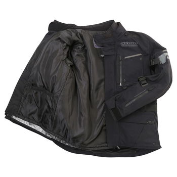 Alpinestars Valparaiso 2 Drystar Jacket Black Gray Red Mens - 3XL