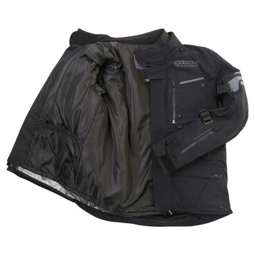 Alpinestars Valparaiso 2 Drystar Jacket Black Gray Red Mens - 3XL