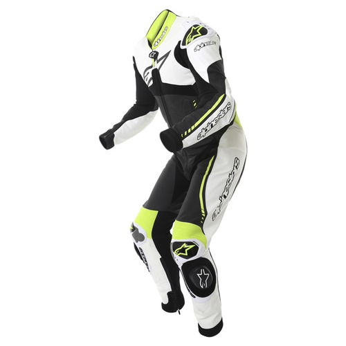Alpinestars Atem 1pc Suit White Black Yellow Mens - 48