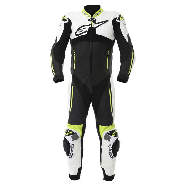 Alpinestars Atem 1pc Suit White Black Yellow Mens - 48