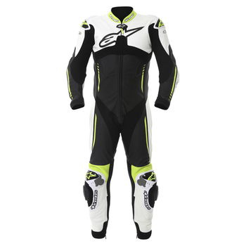 Alpinestars Atem 1pc Suit White Black Yellow Mens - 48