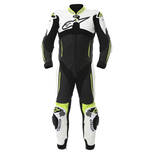 Alpinestars Atem 1pc Suit White Black Yellow Mens - 48