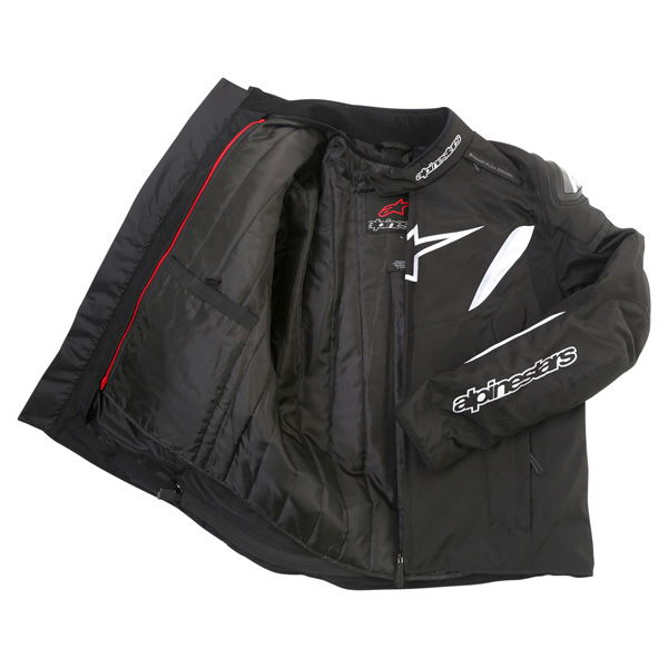 Alpinestars T-GP R Waterproof Jacket Black White Mens - M