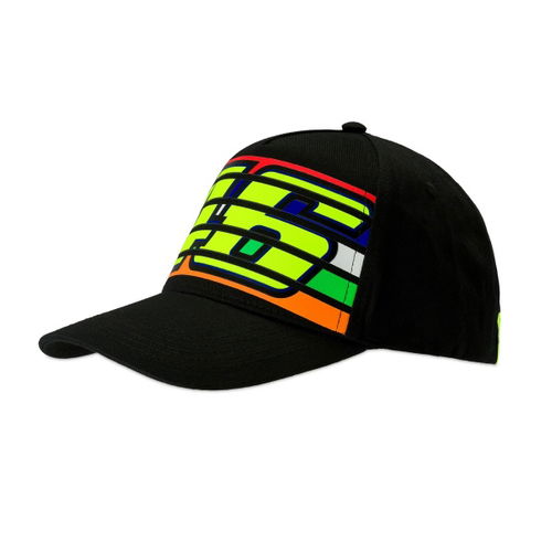 VR46 Stripes Cap Front Left                                                                                                                                                                                                                                    