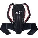 Nucleon KR-2 Back Protector Black Red