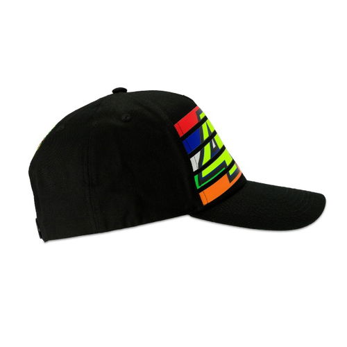 VR46 Stripes Cap Right Side                                                                                                                                                                                                                                    
