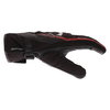 BKS BKS-105 Waterproof Black Motorcycle Glove Thumb side                                                                                                                                                                                                       