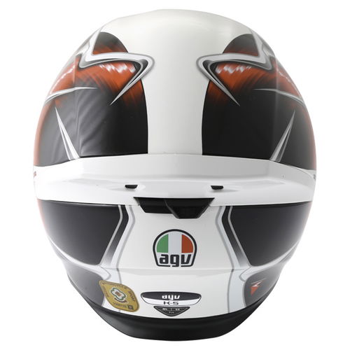 AGV K5 Hurricane Helmet White Red Black XL (61-62 cm)