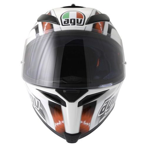 AGV K5 Hurricane Helmet White Red Black XL (61-62 cm)