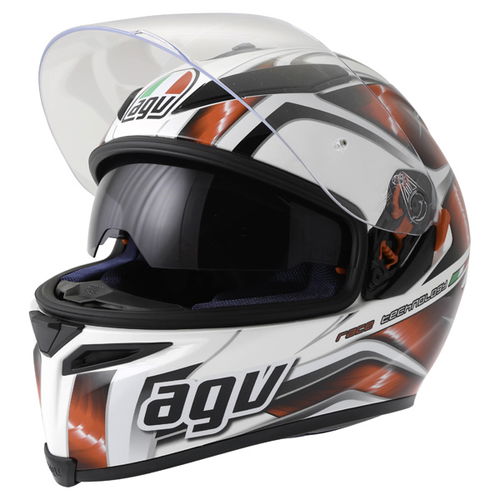 AGV K5 Hurricane Helmet White Red Black XL (61-62 cm)
