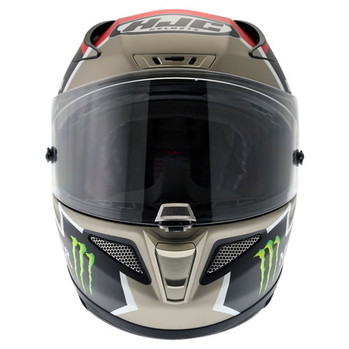 HJC RPHA 11 Jonas Folger Monster Replica Full Face Motorcycle Helmet Front                                                                                                                                                                                     