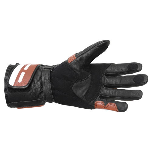 IXS Vampire Gloves Black Red Mens - S