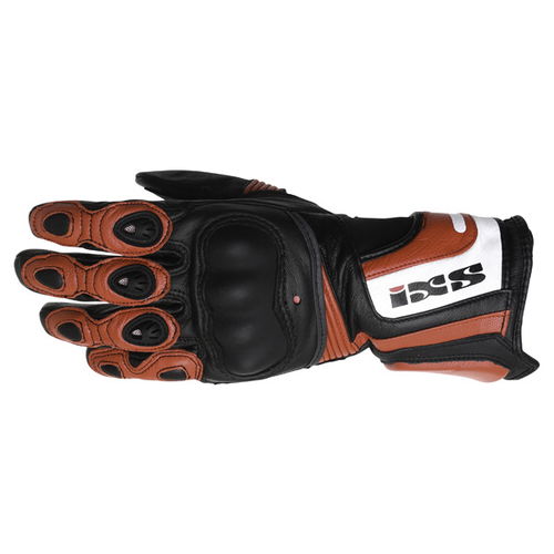 IXS Vampire Gloves Black Red Mens - S