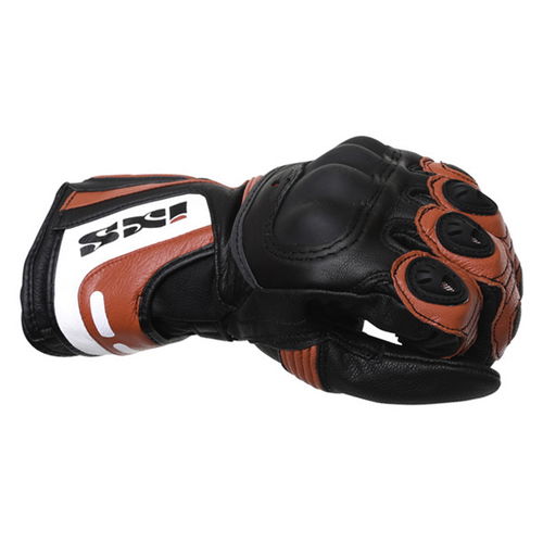 IXS Vampire Gloves Black Red Mens - S