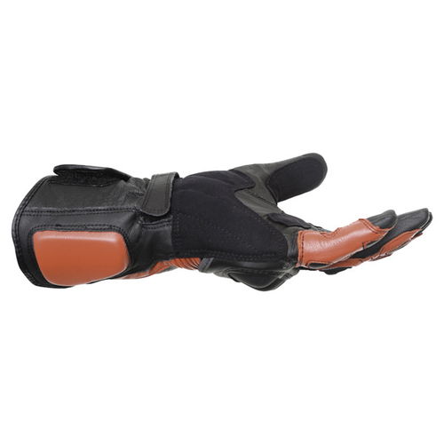 IXS Vampire Gloves Black Red Mens - S