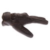 BKS Jack 0615 Dark Brown Motorcycle Gloves Thumb Side                                                                                                                                                                                                          