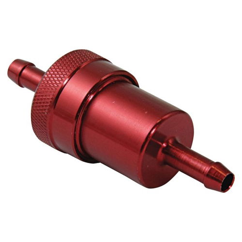 Bike It Red Fuel Filter - 6mm