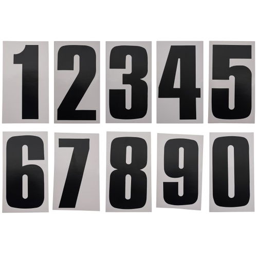 Bike It Black 6in Race Number 4