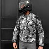 Frank Thomas Sports Jacket Silver Camouflage Mens - M