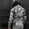 Frank Thomas Sports Jacket Silver Camouflage Mens - M