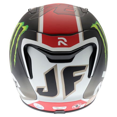 HJC RPHA 11 Jonas Folger Monster Replica Full Face Motorcycle Helmet Back                                                                                                                                                                                      