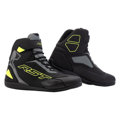 RST Sabre Moto Shoe CE Boots Black Grey Flo Yellow No Size