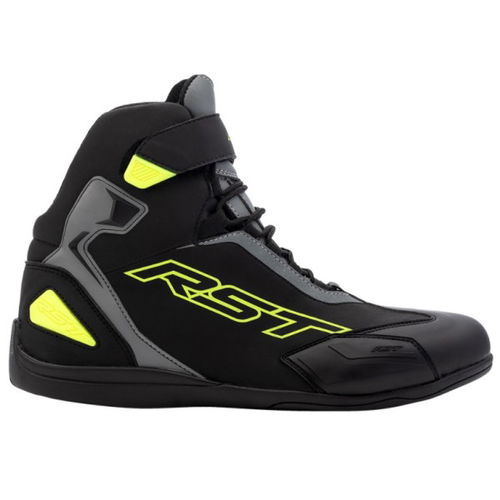 RST Sabre Moto Shoe CE Boots Black Grey Flo Yellow No Size