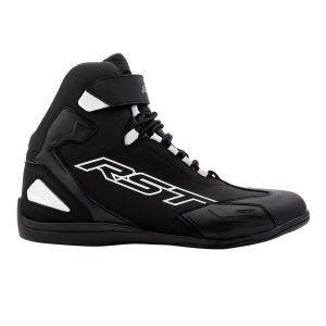 RST Sabre Moto Shoe CE Boots Black Black White