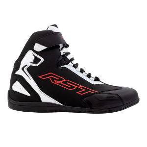 RST Sabre Moto Shoe CE Boots Black White Red