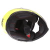 Givi X21 Challenger Black Yellow Flip Front Motorcycle Helmet Inside                                                                                                                                                                                           