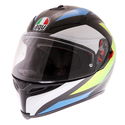 K5-S Core Helmet Black Cyan Yellow Fluo