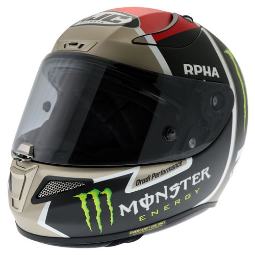 HJC RPHA 11 Jonas Folger Monster Replica Full Face Motorcycle Helmet With Tinted Visor                                                                                                                                                                         