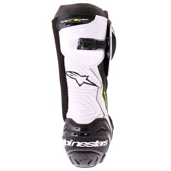 Alpinestars Supertech R Boots Black Yellow Fluo White Mens - 6.5 - EU 40