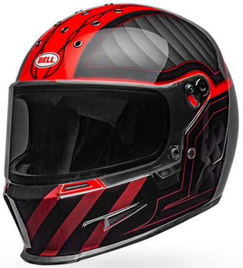 Bell Eliminator Outlaw Helmet Black Red M (57-58 cm)