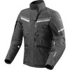 Revit Poseidon 2 Black Textile Motorcycle Jacket Front                                                                                                                                                                                                         