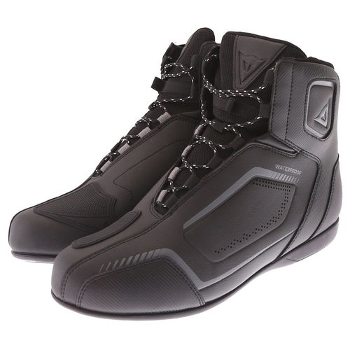 Dainese Raptors D-WP Shoes Black Black Anthracite Mens - 7 - EU 41